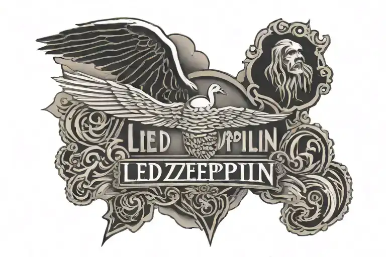led zeppelin logo - Variation 2