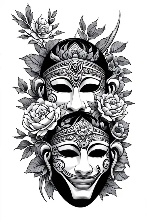 Traditional Masks together