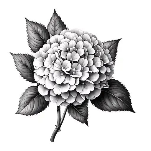 whole hortensias - Variation 2