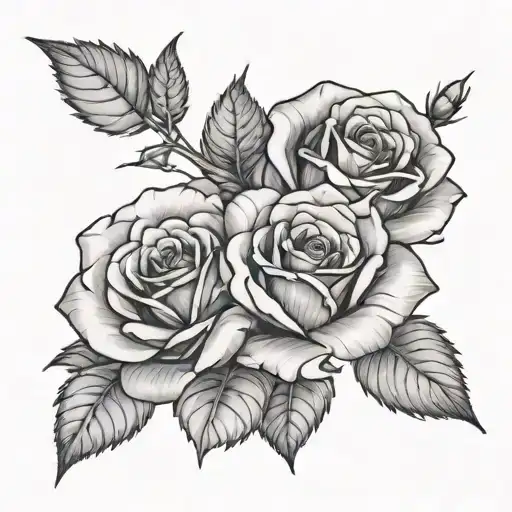 roses blooming - Variation 6