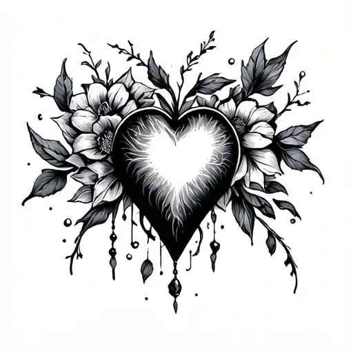 Heart connected, but not only love, but also a mirror of your personality - Variation 2