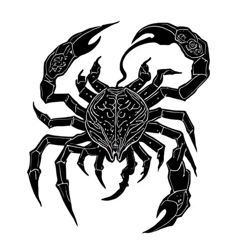 zodiac signs scorpio leo Gemini fine line tattoo Witz lines and points maya style 