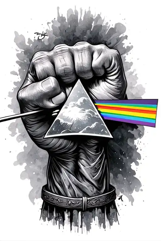 pink floyd the wall fist - Variation 1
