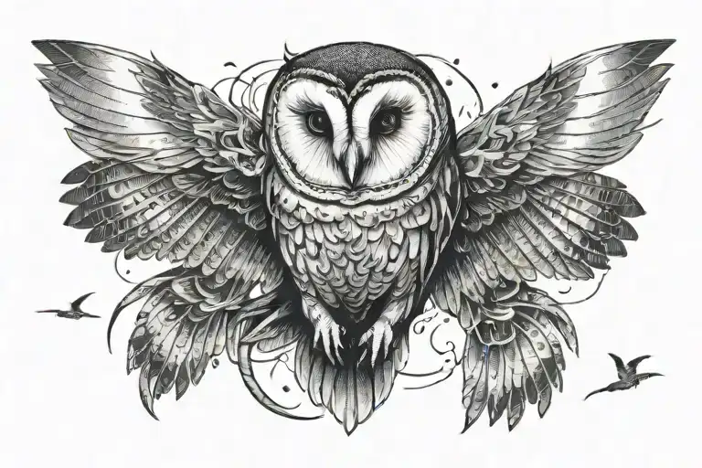barn owl - Variation 2