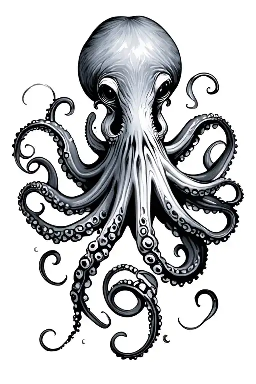 traditional style octopus - Variation 2