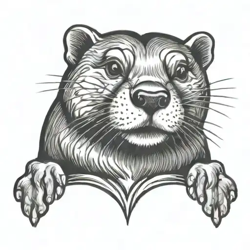 old school style otter