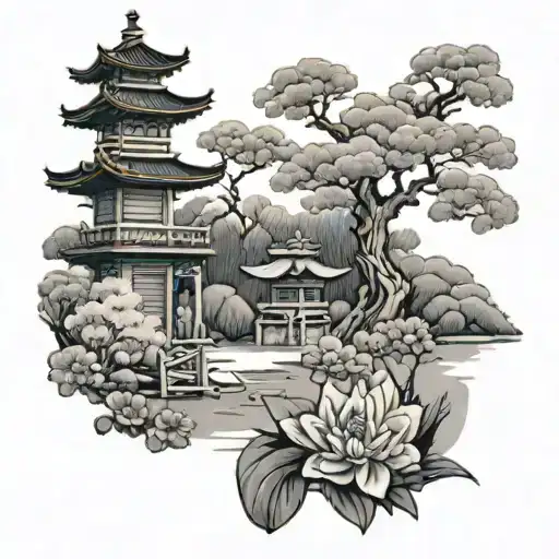 Japanese Garden - Variation 4