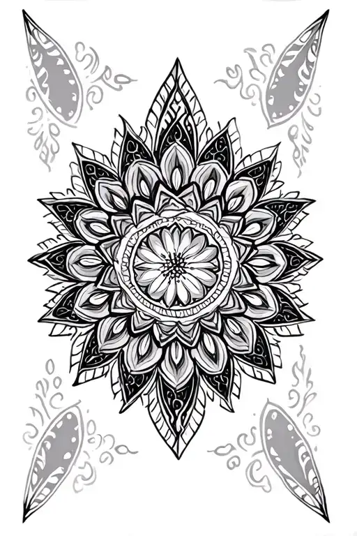mandala or triangle - Variation 2