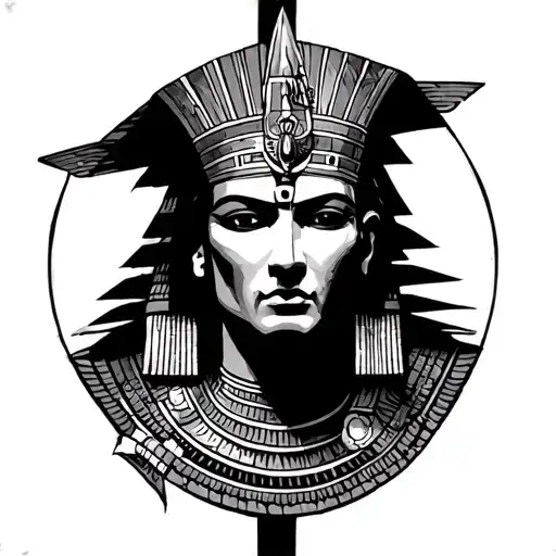 Osiris protecting the afterlife - Variation 1