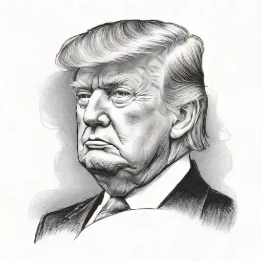 A portrait of Trump - Variation 10