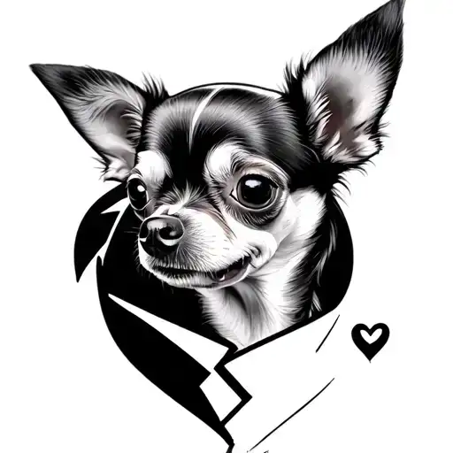 a chihuahua which fits the broken heart