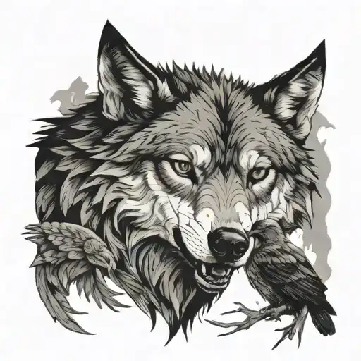 wolf amongst ravens - Variation 2