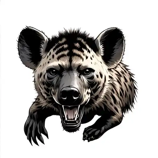 Let the hyena be on the hunt - Variation 2