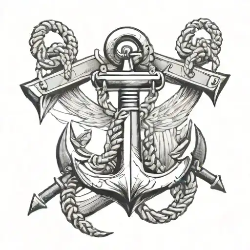 military anchor  - Variation 3