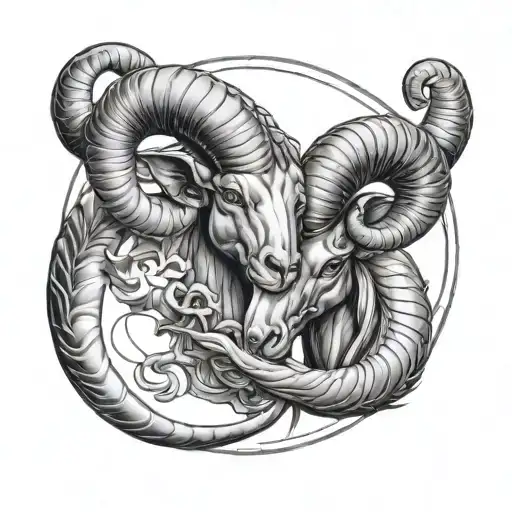 Aries and cancer zodiac sign - Variation 2