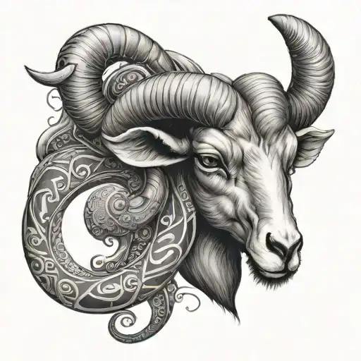 Aries and cancer zodiac sign - Variation 4