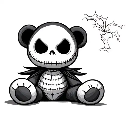 teddy bear jack skellington