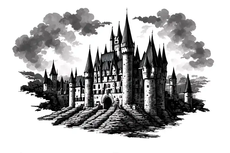 Hogwarts castle - Variation 1