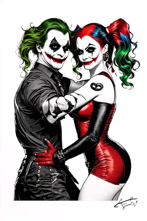 joker and harley quinn - Variation 5