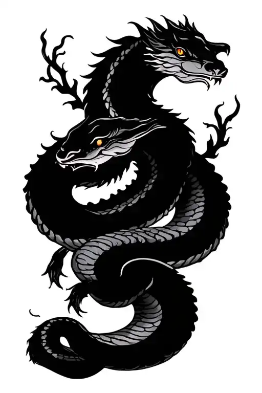 virgo and year of the snake on biceps tattoo only - Variation 2