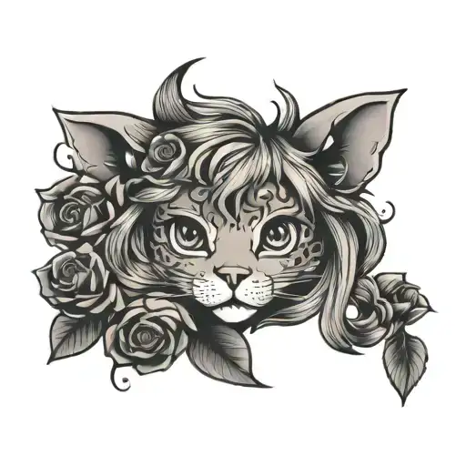 kawaii art tattoo - Variation 2