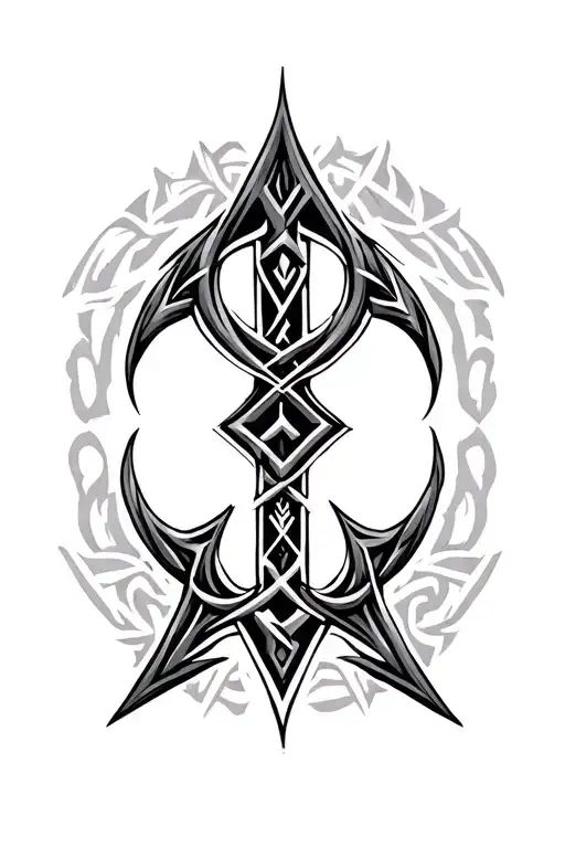 icelandic rune symbols forming - Variation 3