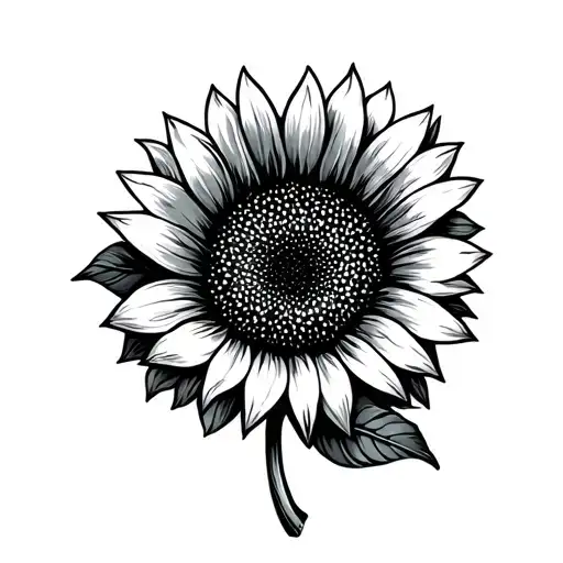 Sunflower represent wife - Variation 2