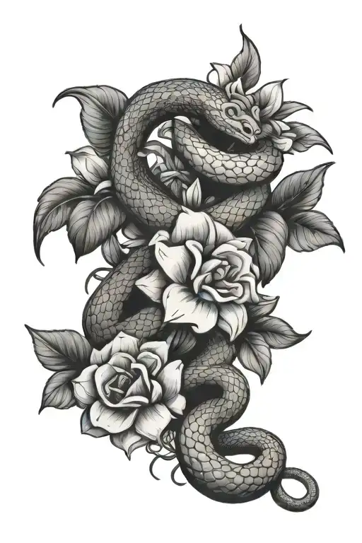 snake flower bouquet - Variation 3