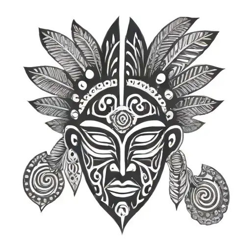 African Mask - Variation 2