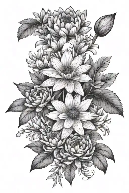 flower bouquet water lily thyme black eyed susan flower - Variation 2