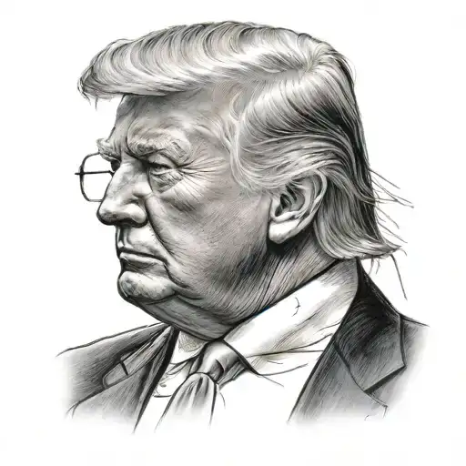 A portrait of Trump - Variation 5