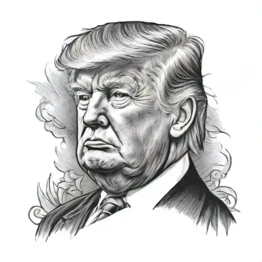 A portrait of Trump - Variation 6