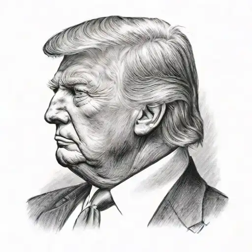 A portrait of Trump - Variation 7