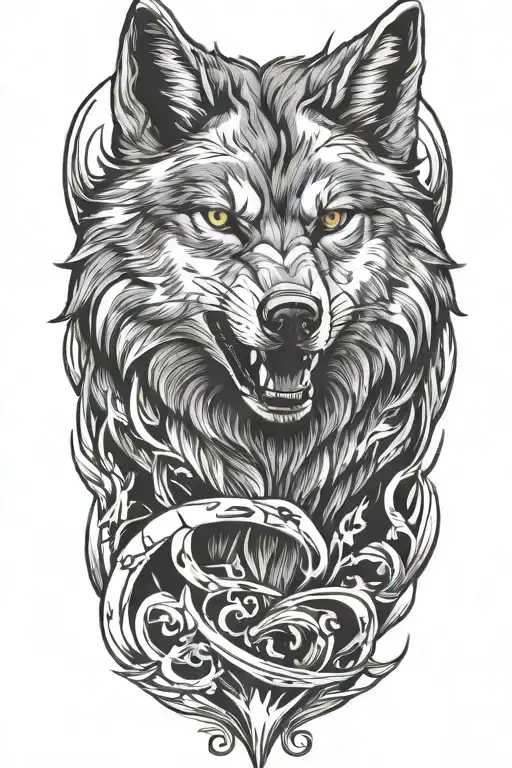 angry wolf - Variation 2