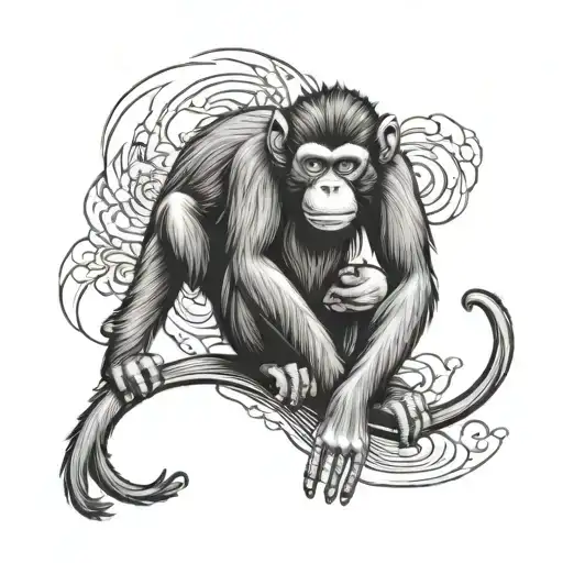 Japanese Monkey - Variation 2