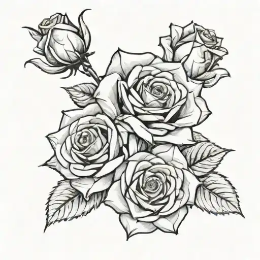roses blooming - Variation 2