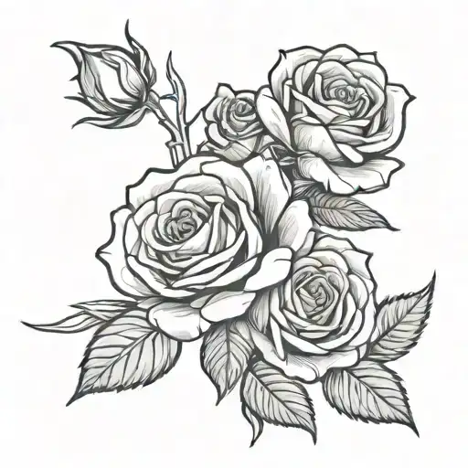roses blooming - Variation 4