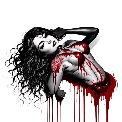 sexy bloody women full body