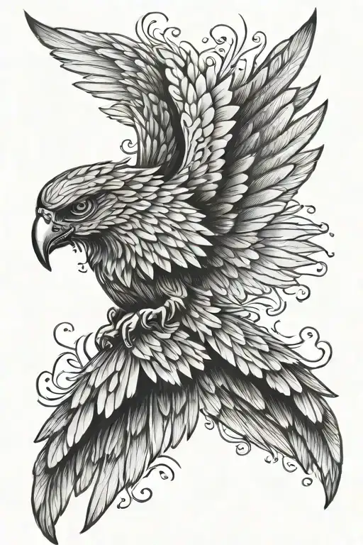 wings spread - Variation 1