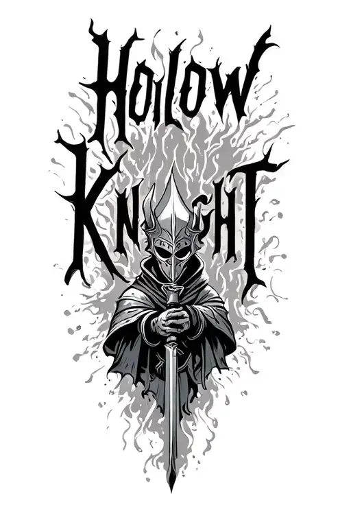 "Hollow" campfire knight rest - Variation 2
