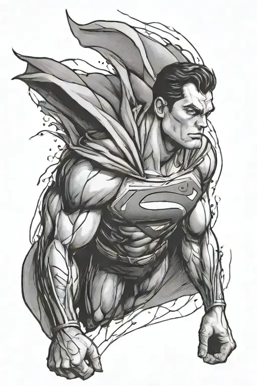 superman in a realistic style - Variation 2