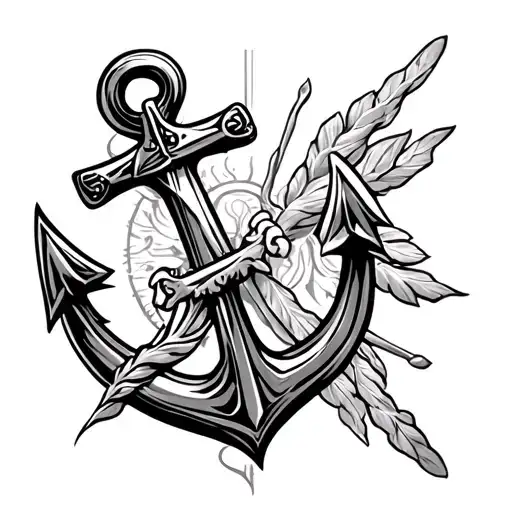 anchor cross - Variation 2